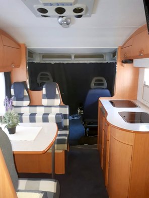 Aluguer de Autocaravana Perfilada Fiat Ducato Moncayo