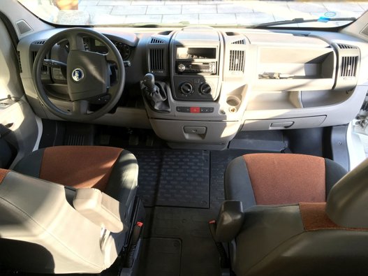 Aluguer de Autocaravana capucino Fiat Ducato Elnahg Baron