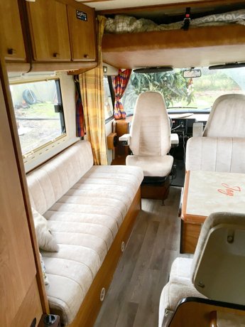 Rental A-class motorhome