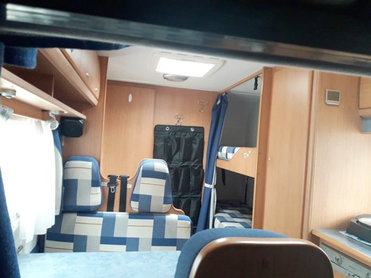 Aluguer de Autocaravana capucino Hymer Ducato