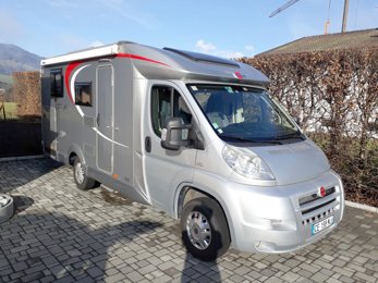Teilintegriertes Wohnmobil Bürstner Ducato 2,3 l 150 ch zu vermieten in Saint-André-De-Boëge