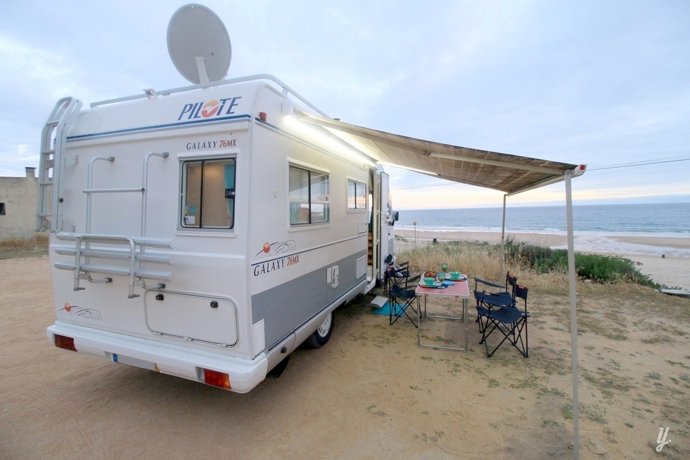 Rental A-class motorhome