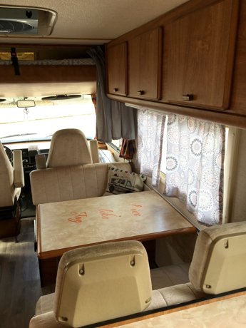 Rental A-class motorhome