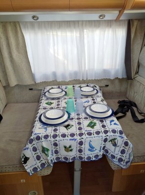 Aluguer de Autocaravana capucino Mobilvetta Design (Fiat) Top Driver (Ducato)