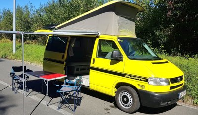 Van Volkswagen California en location à Donostia