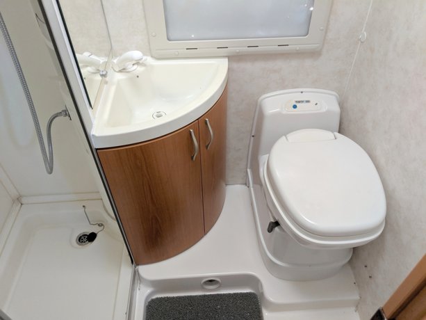 Rental A-class motorhome