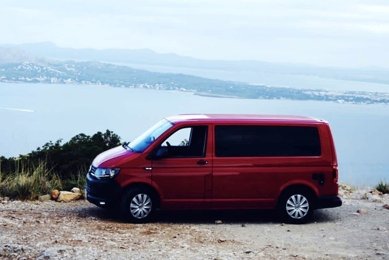 Van Volkswagen Caravelle en location à Palma