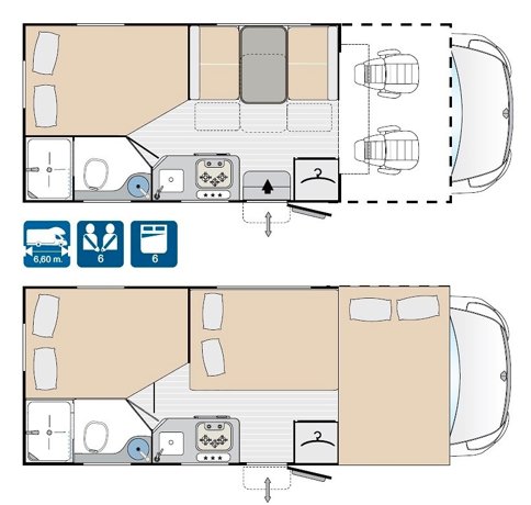 Rental Coachbuilt motorhome