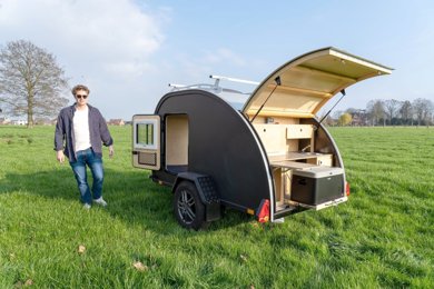 Wohnwagen Teardrop  zu vermieten in Oudenaarde