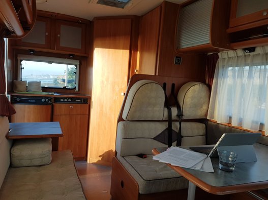 Aluguer de Autocaravana capucino Fiat 244