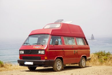 Campervan Volkswagen T3 Westfalia California Fully Equiped em aluguer em Sevilla