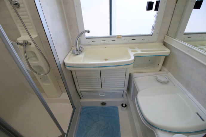 Rental A-class motorhome