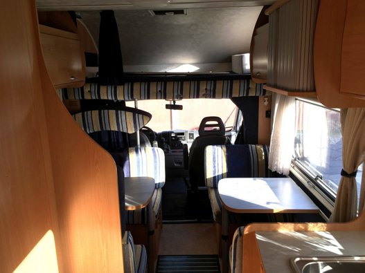 Aluguer de Autocaravana capucino Fiat Ducato Elnahg Baron