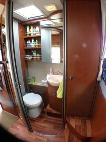 Rental A-class motorhome