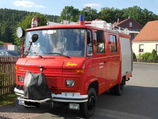 Van Mercedes 608 D LF8 en location à Angelroda