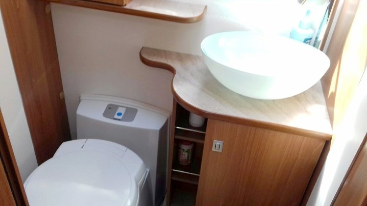 Rental A-class motorhome