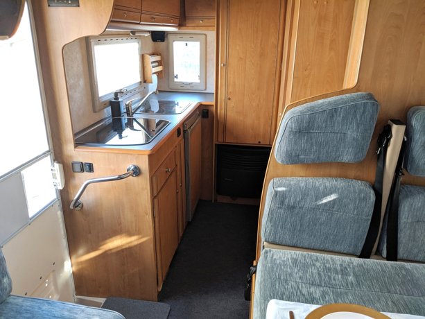 Rental A-class motorhome