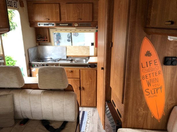 Rental A-class motorhome