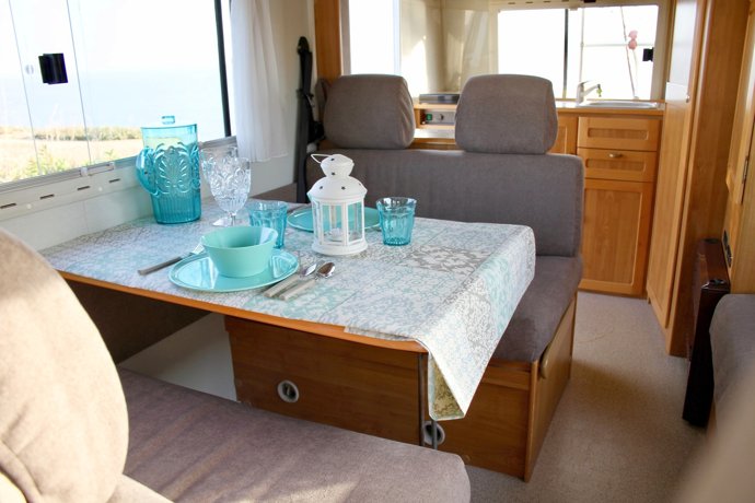 Rental A-class motorhome