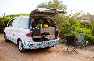 Campingbus Toyota Previa zu vermieten in Faro