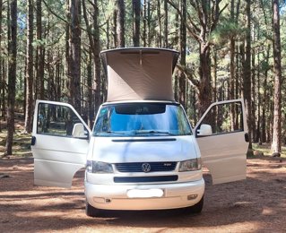 Furgoneta camper Volkswagen California T4 Coach 2.5 TDI En alquiler en Santa Cruz De Tenerife