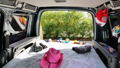 Campingbus Cityvan volkswagen caddy zu vermieten in El Medano