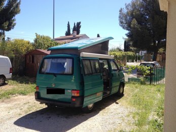 Furgoneta camper Volkswagen t4 california En alquiler en Saint-Cyr-Sur-Mer