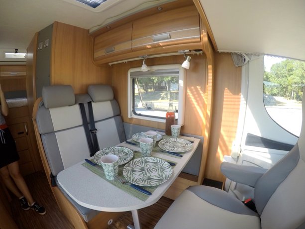 Rental A-class motorhome