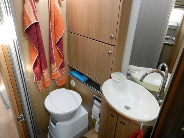 Rental A-class motorhome