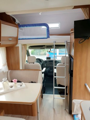 Viaggio del Camper Mansardato