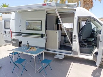 Furgoneta camper Fiat Ducato 2,2 l Multijet 130 ch. En alquiler en Maspalomas