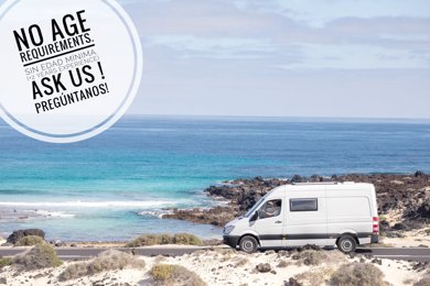 Large campervan Mercedes Sprinter  For hire in Arrecife