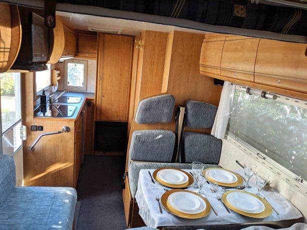 Rental A-class motorhome