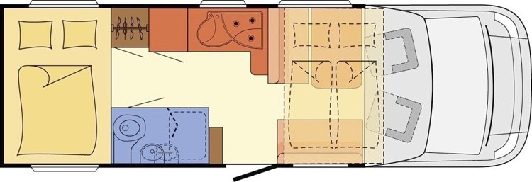 Vermietung von Teilintegriertes Wohnmobil