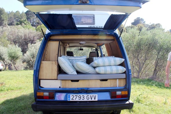 Aluguer de Campervan Volkswagen California T3 '82 Techo Elevado