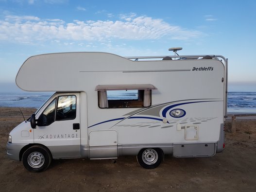 Aluguer de Autocaravana capucino Fiat 244