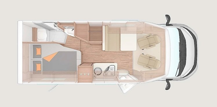 Location du Camping-car Profilé