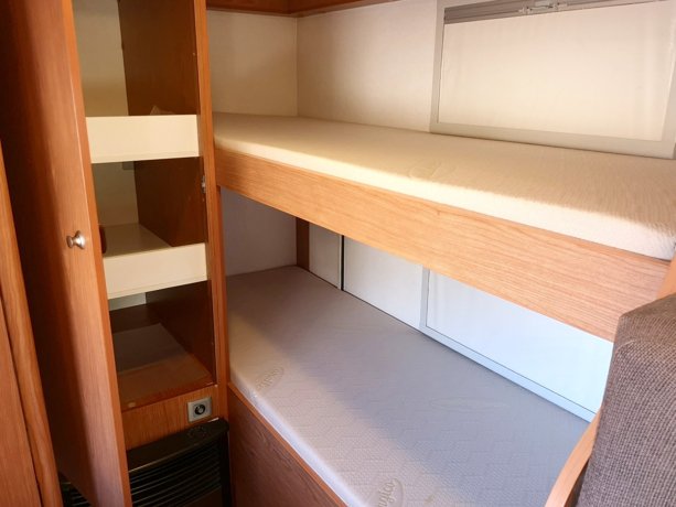 Viaggio del Camper Mansardato