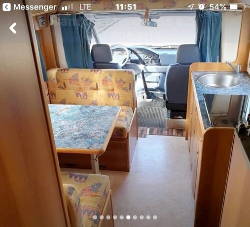 Vermietung von Alkoven Wohnmobil