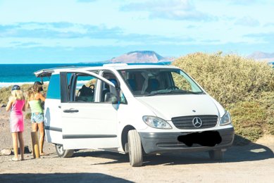 Van Mercedes Mercedes Vito en location à Tías