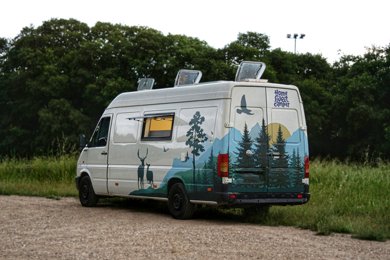 Fourgon aménagé Volkswagen LT35 en location à Franqueses Del Vallès, Les
