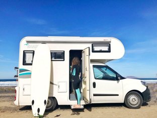 Wohnmobil Alkoven Fiat DOBLO zu vermieten in Puerto Del Rosario