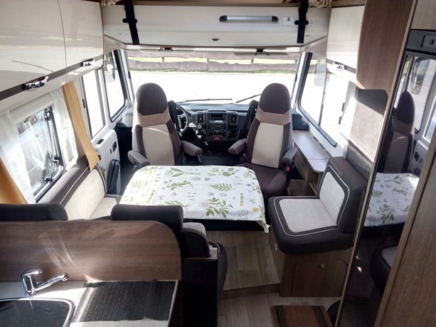 Rental A-class motorhome