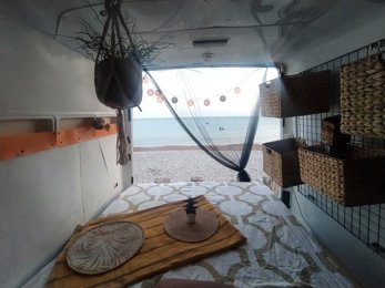 Fourgon aménagé Mercedes  en location à Javea