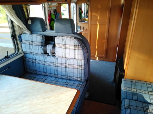 Aluguer de Autocaravana capucino Fiat Ducato Mcluis 560