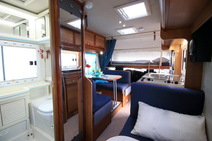Rental A-class motorhome