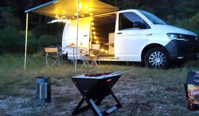Furgoneta camper Volkswagen Transporter T6 long En alquiler en Bourg-Lès-Valence