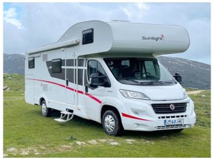 Autocaravana Capuchina Sunlight A 70 En alquiler en Málaga