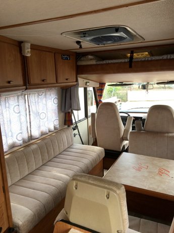 Rental A-class motorhome