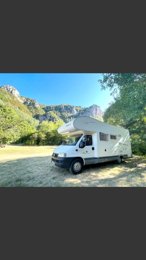 Alkoof camper Chausson Fiat ducato Te huur in Vieille-Brioude